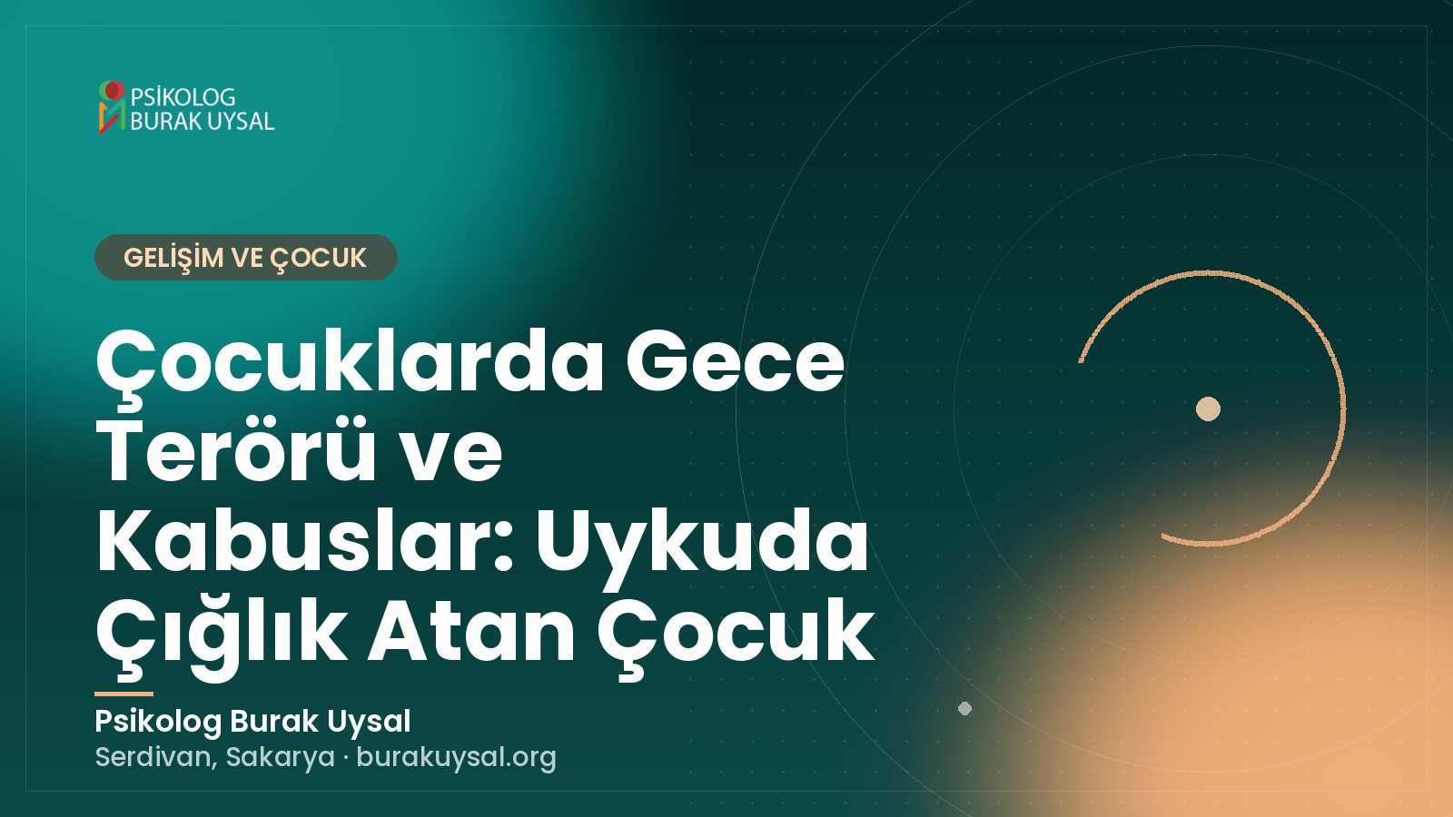 Çocuklarda Gece Terörü ve Kabuslar: Uykuda Çığlık Atan Çocuk