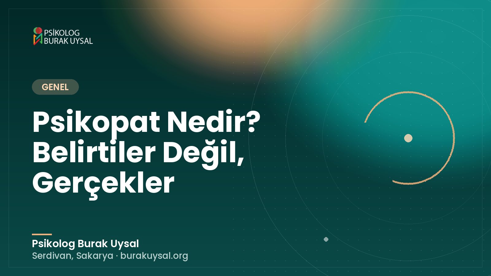 Psikopat Nedir? Belirtiler Değil, Gerçekler