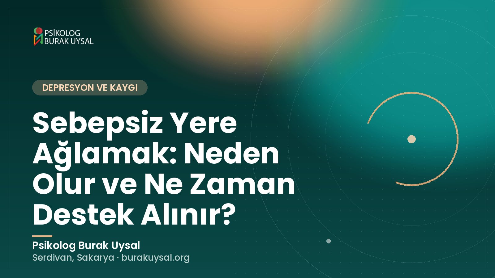 Sebepsiz Yere Ağlamak: Neden Olur ve Ne Zaman Destek Alınır?