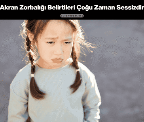 Akran Zorbalığı Belirtileri Çoğu Zaman Sessizdir Akran Zorbalığı Belirtileri Çoğu Zaman Sessizdir
